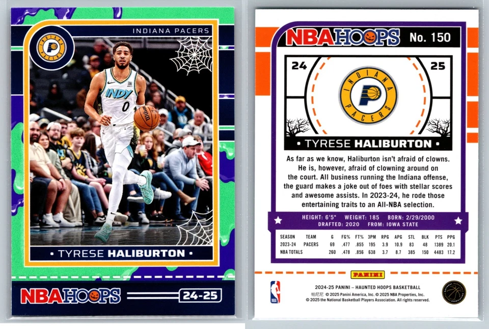 2024-25 Panini NBA Aros embrujados Baloncesto Slime Paralelos #1-300 ¡Tú eliges! Foto 1 de 1