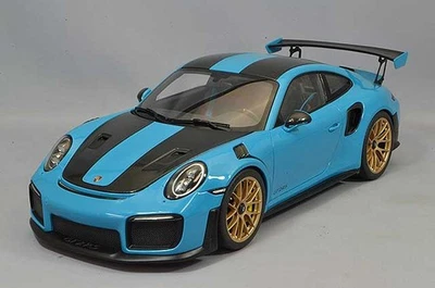 Autoart 78175 1/18 PORSCHE 911 991.2 GT2 RS WEISSACH PACKAGE MIAMI BLUE Modèle - Photo 1/4