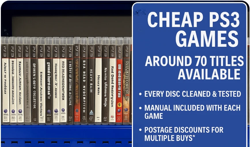 Cheap PS3 Games | Build Your Bundle | Manuals Incl | Postage Savings - Image 1 of 1
