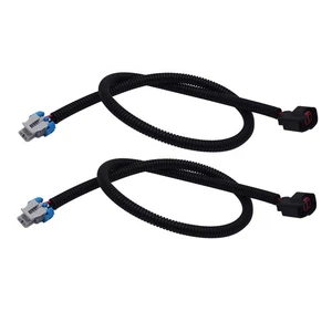 New 2 pcs Fuel Injectors Plug Gray Black Pto Mag For 12-13 Polaris Ranger 800 XP - Picture 1 of 9