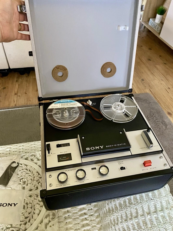 Rare 1970s Sony Demo Reel to Reel Tapecorder TC-105 Very Clean Needs Service - image 1 of 4