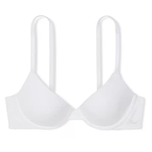 PINK Victoria's Secret White Wear Everywhere T-Shirt Lightly Lined Bra Size 34B - Picture 1 of 16