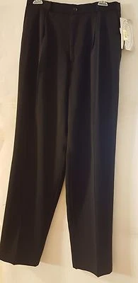 Nuevo con etiquetas: pantalones de vestir negros STONEBRIDGE para mujer, talla 16 Foto 1 de 4
