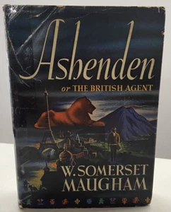 VTG Ashenden The British Agent W. Somerset Maugham-HB-DJ- Spy WW I - 1941 - Gift - Picture 1 of 19