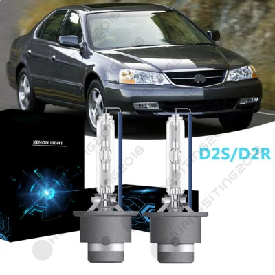 55W D2S D2R HID Xenon Headlight Bulb Low Beam 6000K For Acura TL 1999 - 2003 2PC Foto 1 de 4