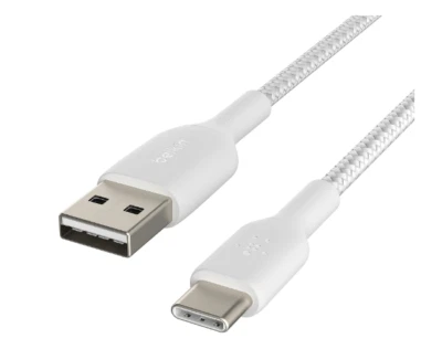 Belkin Boost Charge Braided Fast Charge cable Type-C Devices USB-C to USB-A - Image 1 of 4