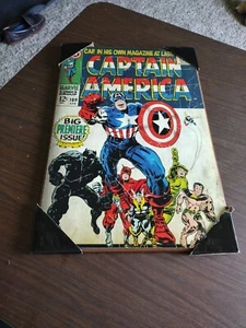 Marvel Captain America WOODEN SIGN Wall Art 13” X 19”  - Picture 1 of 8