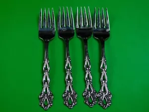 Oneida Community Chandelier Salad Forks Set of 4 - Picture 1 of 2