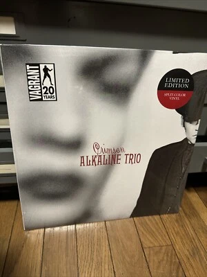 NEW Alkaline Trio Crimson Black And Red Split Vinyl LP Record Mourning Infirmary - Image 1 of 3