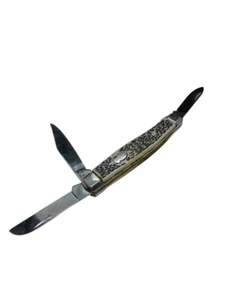 Vintage Folding Pocket Knife Stainless Steel Multi-Blade 3.5 Inch - Picture 1 of 6