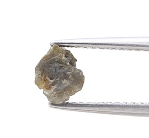 Diamante Grezzo 0.80TCW Colore Giallastro Grigio Forma Irregolare Per Regalo - Picture 1 of 13