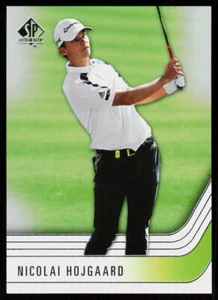 2021 SP Authentic Nicolai Hojgaard #7 GOLF PGA - Picture 1 of 2