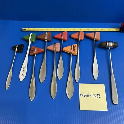 10 x martelo reflexo de percussão médica - Imagem 1 de 4