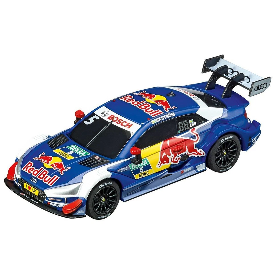 Carrera GO!!! Analog 1:43 Audi RS DTM Red Bull No. 5 Slot Car - Image 1 of 1