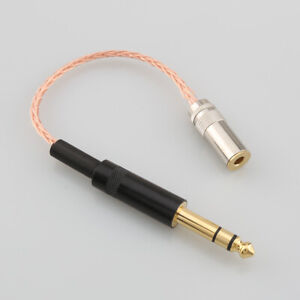 1/4 6.35mm stereo to 4.4mm Balanced Female Hifi Audio Headphone Adapter Cable