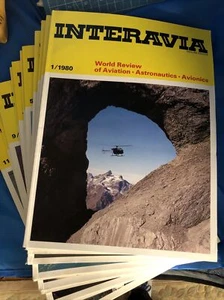 INTERAVIA - World Review of Aviation and Astronautics 1980 Complete 12 Issues - Picture 1 of 12