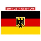 Germany German Deutschland Eagle Crest Sports Olympics Football Flag 5x3ft