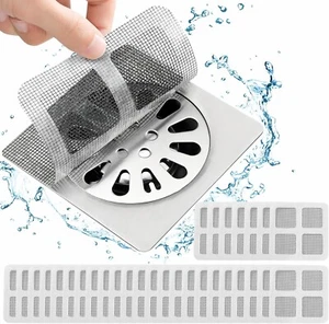 100PCS Pack,4"" X 4"" Disposable Shower Drain Cover Hair Catcher Shower Drain... - Picture 1 of 6