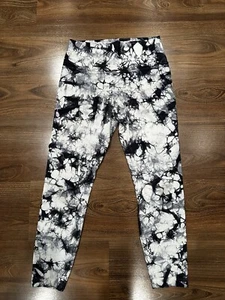 Lululemon Wunder Under High-Leggings In Shibori White Grey US8/UK12 - Picture 1 of 12