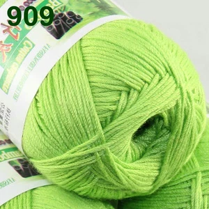 Sale New 1SkeinsX50gr Super Soft Bamboo Cotton Baby Hand Knitting Crochet Yarn - Picture 1 of 51