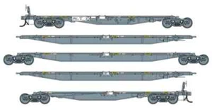 SOUTHERN RAIL MODELS HO PACIFIC NATIONAL SHARED BOGIE CONTAINER WAGONS ART012 - Picture 1 of 1