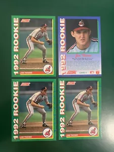 Jim Thome 1992 Score Rookies #4, Cleveland Indians, Hall of Fame - Foto 1 di 1