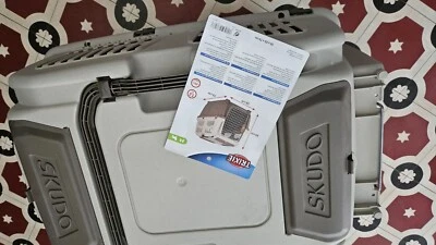 Trixie Gulliver Transportbox - Hellgrau/Dunkelgrau, Größe M, Maße 58 x 60 x 79cm - Bild 1 von 2