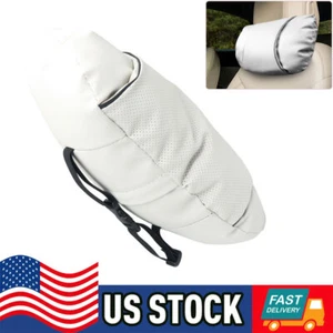Car Seat Headrest Memory Breathable Mesh White Pillow Head Neck Rest Universal - Picture 1 of 17