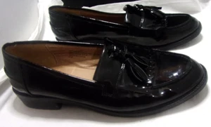 Steve Madden Women's Meela Black Patent Leather Tassel  Loafers Size 10M - Picture 1 of 10