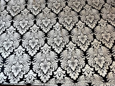 Waverly Duquesa Damasco Algodón Pulido Chintz Tela 6.5 yardas 54" ancho medio wt Foto 1 de 4