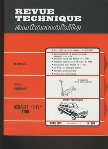 (30B) REVUE TECHNIQUE AUTOMOBILE RENAULT 6TL 1100 - Picture 1 of 1