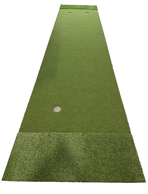 4 ft x 18 ft Synthetic Turf Grass Practice Putting Golf Green Indoor Outdoor Fun - Image 1 of 4