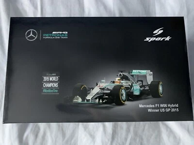 1/18 Spark Mercedes F1 W06 Hybrid US GP 2015 - Image 1 of 3