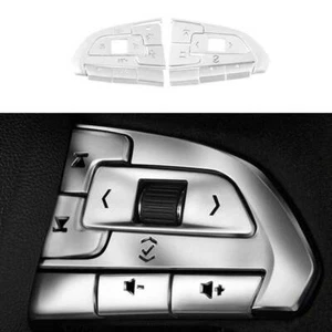 For Cadillac CT4 2020-2022 Silver Aluminum Steering Wheel Button Frame Trim 14X - Picture 1 of 7