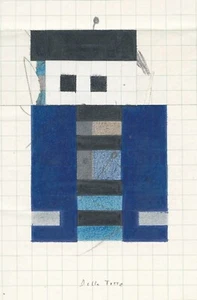 DELLA TORRE, Enrico. Immagine labirintica n. 2. Disegno originale - Picture 1 of 1