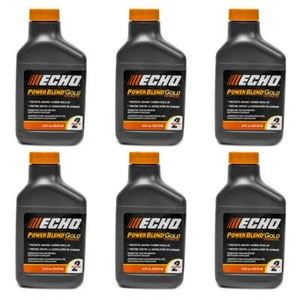 6PK Echo Oil 5.2 Ounce Bottles of 2-Cycle Oil - Power Blend 6450002 6450002G - Picture 1 of 5