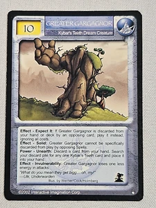 Magi Nation Duel - Greater Gargagnor - Kybar Creature - Dream's End Rare 1st Ed - Picture 1 of 6