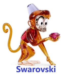 🐒 Swarovski Crystal 2022, Disney's Aladdin Movie, "Abu the Monkey" Figurine NIB - Picture 1 of 12