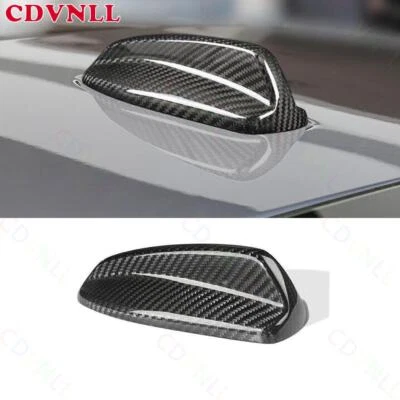 For Volvo XC60 2010-2017 Dry Carbon Fiber Shark Fin Antenna Receiver Aerial Trim - Image 1 of 4