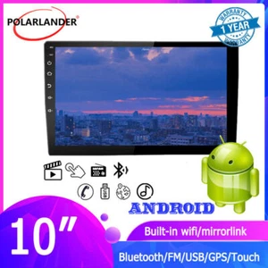 2 Din 10" Androide coche de Radio Bluetooth Mp5 Reproductor táctil GPS Wifi - Imagen 1 de 12