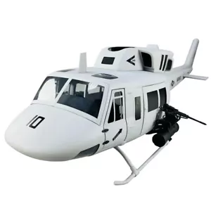 UH-1N Iroquois 500 RC Helicopter Fuselage 500 Size Bell UH-1N Grey Painting - Picture 1 of 11