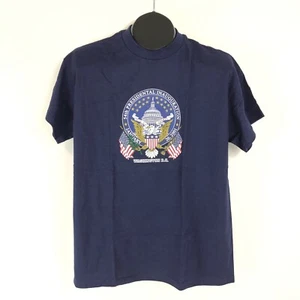 Camicia Vintage 54° Inaugurazione Presidenziale Gioventù XL Bush/Cheney Blu Navy - Foto 1 di 9