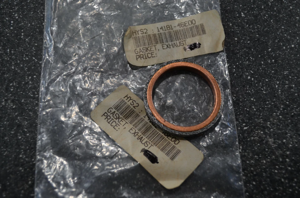 JUNTA DE TUBO DE ESCAPE HYOSUNG #14181-46E00 GT125 GT250 GV250 XPEED 250 FABRICANTE DE EQUIPOS ORIGINALES Foto 1 de 1