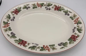 Wedgwood Queensware Provence Ovale Servierplatte Obst 12,5" - Bild 1 von 4