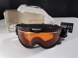 Gafas Smith PMT Airflow Snowboard Motocross De Colección 1992 Nuevo de Lote Antiguo Caja Monashee Dorado - Imagen 1 de 12