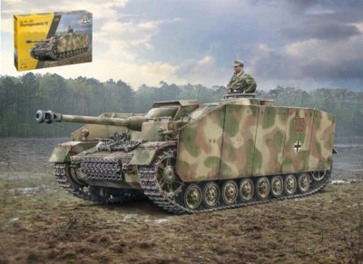 KIT MODELLINO MILITARE ITALERI CARRO ARMATO SD.KFZ.167 STURMGESCHUTZ IV 1/35 - Immagine 1 di 4