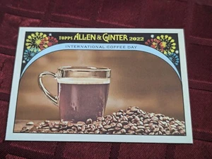 2022 Topps Allen and Ginter #IYSD4 International Coffee Day - Picture 1 of 2
