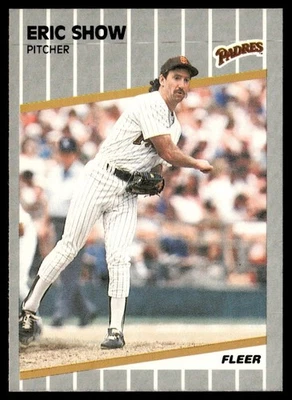 1989 Fleer Eric Show San Diego Padres #317 - Image 1 of 2