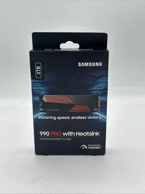 Samsung 990 PRO 2TB M.2 NVMe Internal SSD with Heatsink - Image 1 of 2