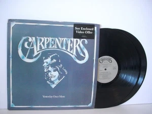 CARPENTERS Yesterday Once More PROMO 2LP 1985 A&M SP-6601 Promotional Audiophile - Imagen 1 de 6